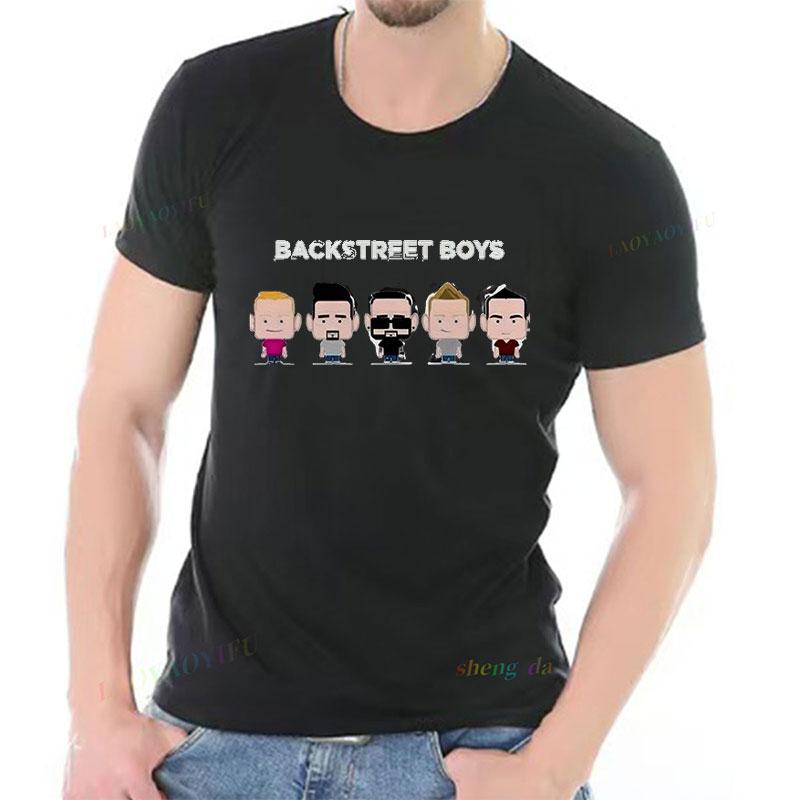 Backstreet Boys 90-е Винтажные Графика Рок-группы Футболки Унисекс Одежда Ретро Панк Футболка Официальная Футболка Дешевая Полиэстер Унисекс Футболка
