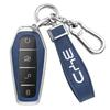 BYD Han Key Case: Compatible with BYD Qin Pro, Song Max, Tang, and Song Plus - Metal Shell Car Key Holder