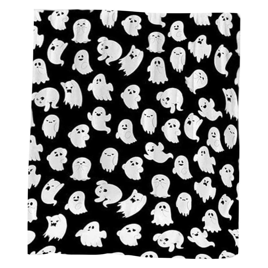 Halloween Fleece Digital Printing Comfortable And Soft Warm Double-sided Plush Small Coverlet Conditioning Blanket Sofa Blanket