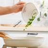 Минималистичная кухонная зона Двухъярусная корзина для мытья овощей Домашняя корзина-дуршлаг для зеленых луков, фруктов