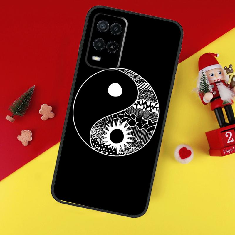 Eight Diagrams Taiji Yin Yang Case For Oppo A5 A6 Pro A15 A57 A17 A54 A74 A94 A76 A16 A96 A40 A60 A80 A18 A38 A58 A78 A98