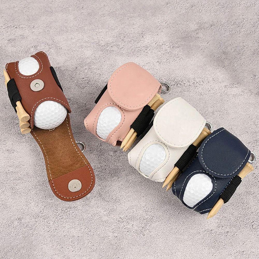 Waist-Hanging Golf Waist Holder Bag Portable Mini Golf Ball Bag Golf Tee Set Bag  Golf Accessories