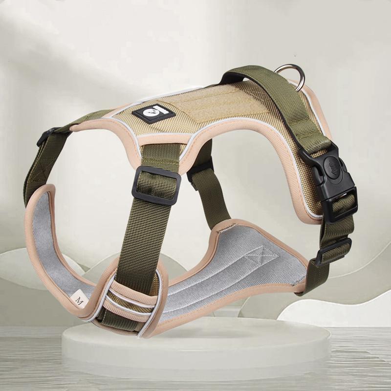 Шлейка для собак светоотражающая дышащая шлейка для домашних животных жилет для маленьких и больших собак аксессуары для тренировок на свежем воздухе