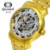GUCAMEL мужские механические часы модные деловые полые механические часы мужские все золотые мужские часы