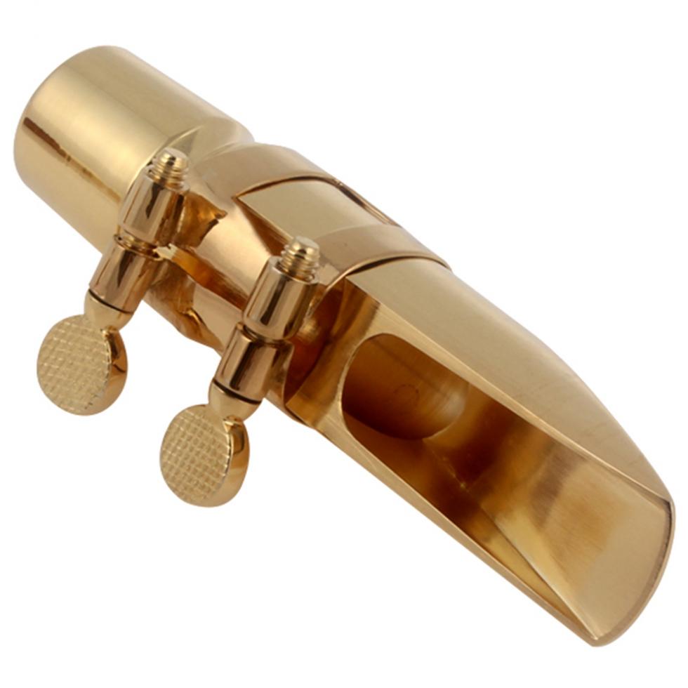 Позолоченный металлический мундштук для профессионального саксофона-альта 6 для воспроизведения классической музыки