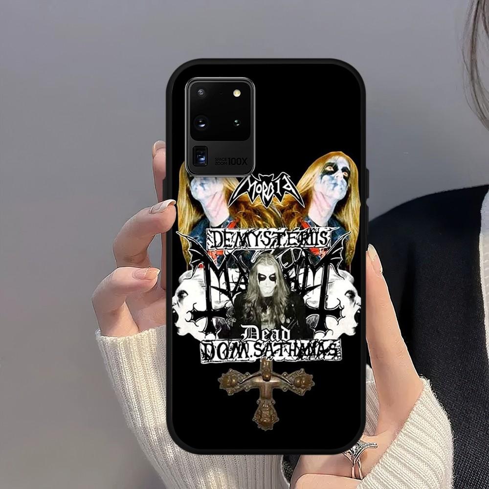 DEAD Pelle Ohlin черный металлический чехол для телефона Samsung Galaxy S21 S22 S23 Note S20 Plus Ultra Shell