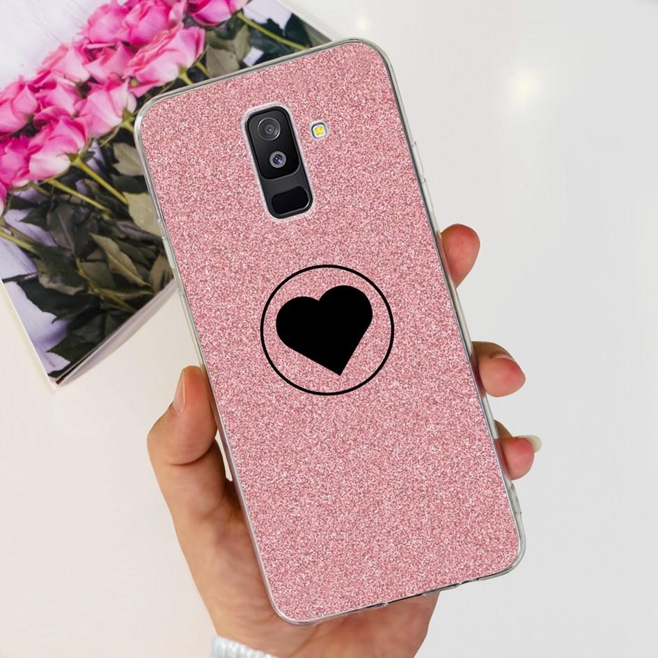 For Samsung A6 Plus 2018 Case SM-A605F New Fashion Butterfly Marble Soft Silicone Funda For Samsung Galaxy A6 A6+ SM-A600F Cover