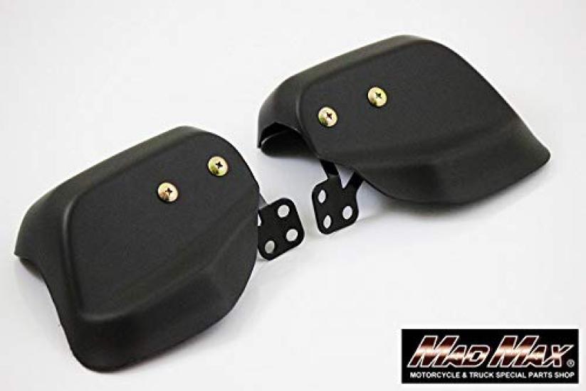 Motorcycle Knuckle Knuckle Left and Right Set Guards, Black, Visors,