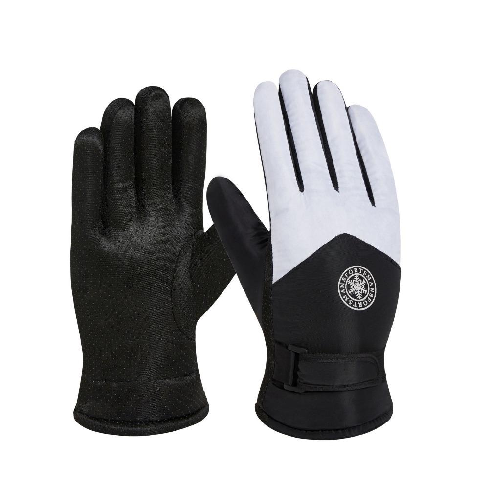 Зима новые мужские термоперчатки для улицы катания на лыжах мотоцикле электромобиле велосипеде флисовые утолщенные