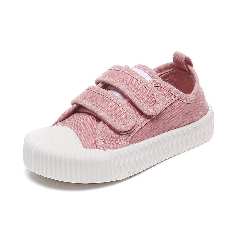 Children's Canvas Velcro Shoes - Soft Sole for Boys and Girls