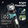 Сверхъяркий светодиодный фонарик перезаряжаемый с переменным зумом и красным/синим частотным миганием для кемпинга, рыбалки, семьи, чрезвычайных ситуаций, прочный