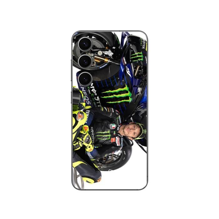 Coque de téléphone - MANIACASE - Samsung Galaxy S24 - Motocyclisme - Valentino Rossi - Noir