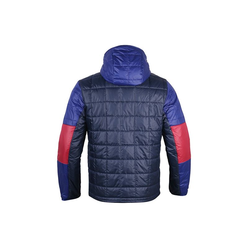 Nike Barcelona 21-22 Season Sports Casual Warm Hooded Cotton Jacket Men Jacket Navy-Blue DM0607-451