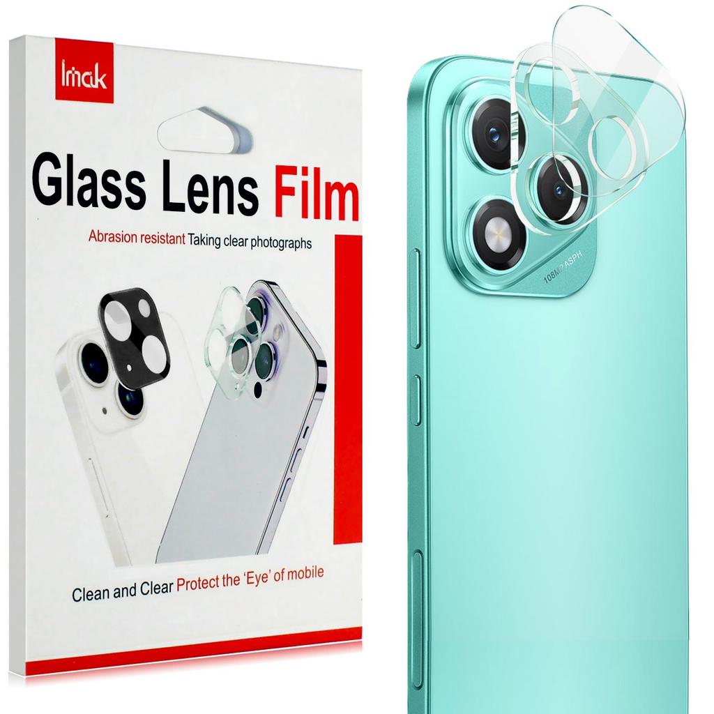 IMAK For Honor 400 Lite 5G Tempered Glass Camera Lens Protector+Acrylic Lens Cap