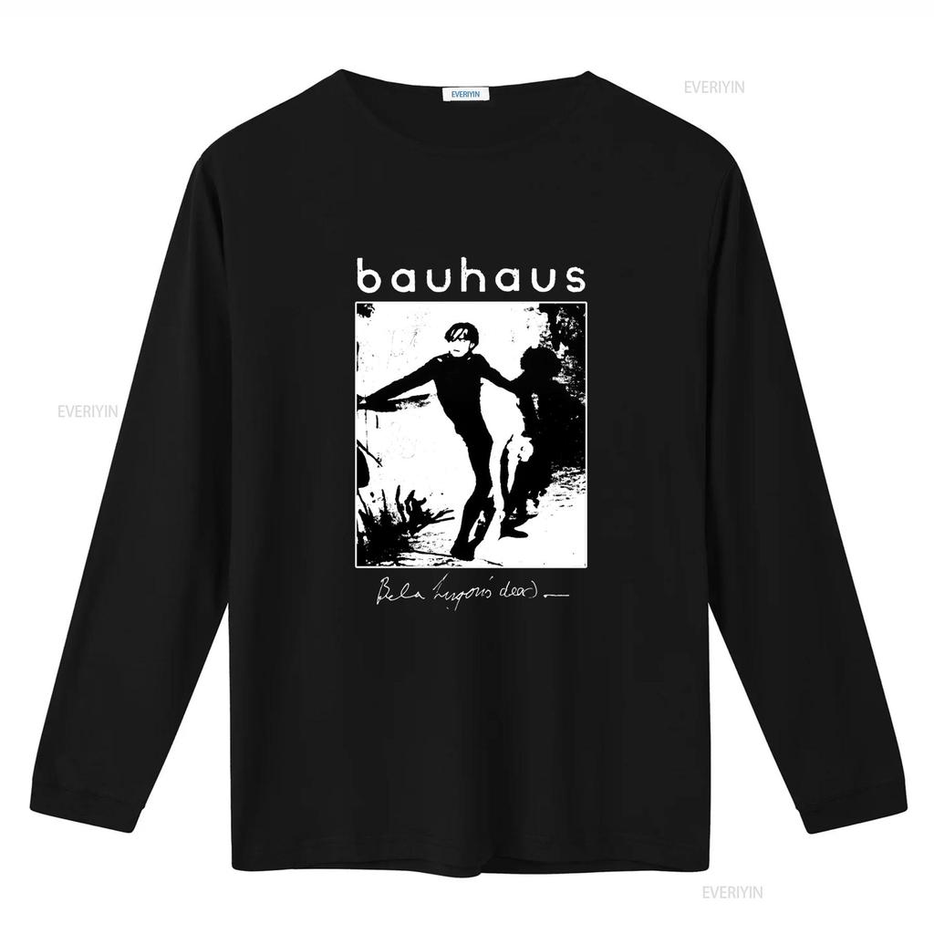 Bauhaus 1989 Bela Lugosis Dead Vintage Style Cotton Black T Shirt Retro Design Comfortable Fabric vintage Washed Casual Soft