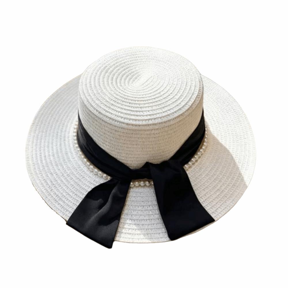 Silk Bow Bucket Hat Multicolor Beach Hat French Sun Visor Hat Summer Outdoor