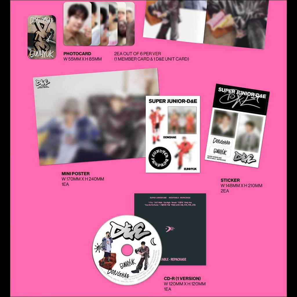 Д&Э (СУПЕР ЮНИОР) Переиздание альбома INEVITAL