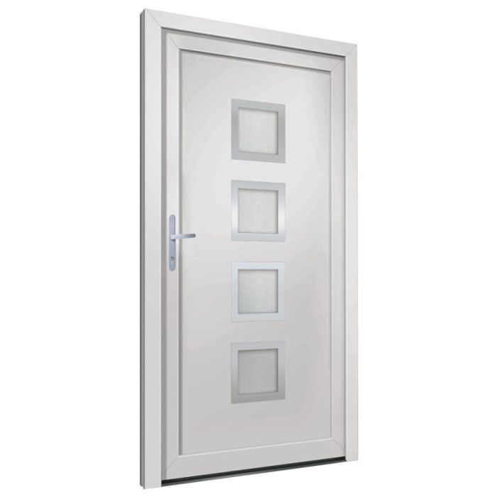 VidaXL Front Door White 98x208 Cm PVC 3187840