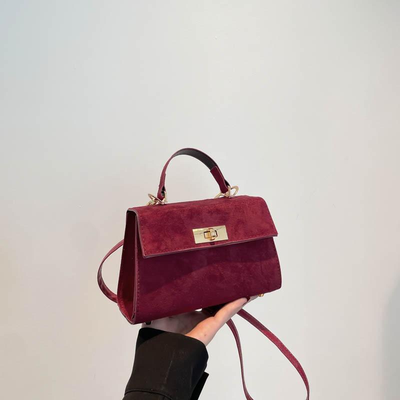 Fashion Messenger Bag, Simple Commuter Bag, Trendy Solid Color Shoulder Bag, Retro Small Square Bag.