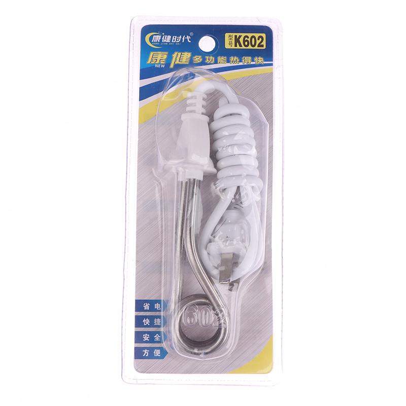 Electric Heater Element Mini Boiler Hot Water Coffee Immersion Travel Use 290W Us Plug