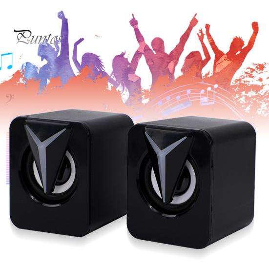1 пара небольших USB-динамиков, звуковая коробка с RGB-подсветкой, виртуальный объемный звук, компьютер, ноутбук, портативный мини-громкоговоритель