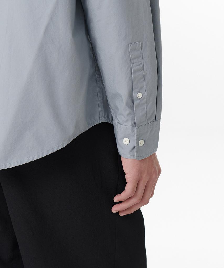 MUSINSA STANDARD Relaxed Washed Poplin Shirt [Cloudy Blue]