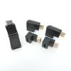 Угловой HDMI-совместимый адаптер-конвертер «папа-мама» Разъем Mini / Micro HDMI-совместимый удлинитель