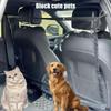 Car Dog Barrier Net Adjustable Truck Divider Back Seat Barrier Heavy-Duty Car Accessories Foldable Isolation Net for Truck
