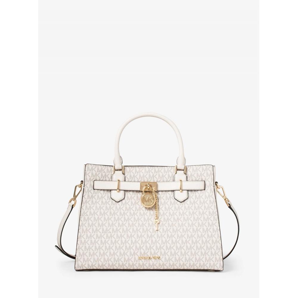 Michael Kors Сумка Hamilton, средняя, 35f1ghms2b2605, светло-кремовая, многоцветная