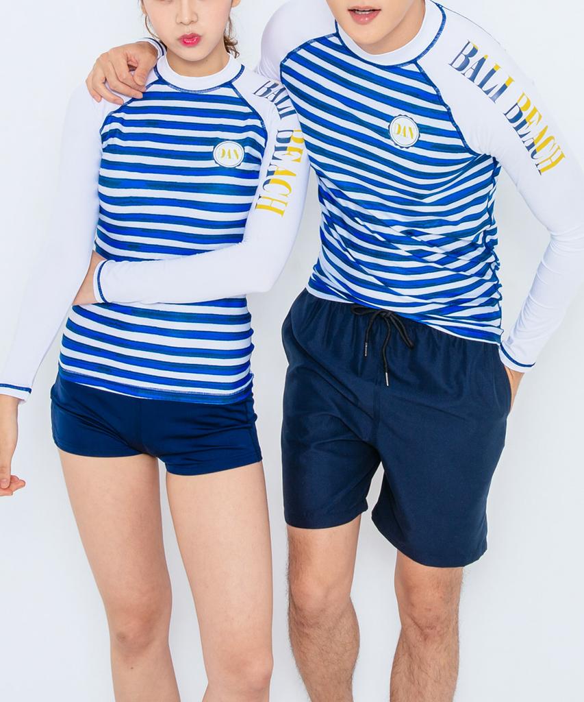 Полосатый rash guard Dangun Soda с цветовыми блоками