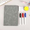 Многоразовый блокнот для белой доски формата А5 с бесплатной ручкой для белой доски, стирающая ткань, портативный