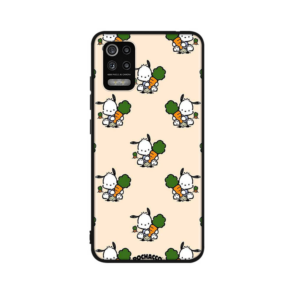Чехол KT73 Pochacco для Samsung A04 A14 A23 A34 A54 M23 M33 M52 M53 Realme 10 9 C30S C35 C55 VIVO Y02S Y21 Y33S Y51 X80 Pro Прозрачный чехол