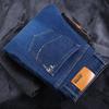 Winter Men 'S Warm Thick Jeans Plus Size Business Black Blue Regular Fit Denim Stretch Trousers Male Brand Pants