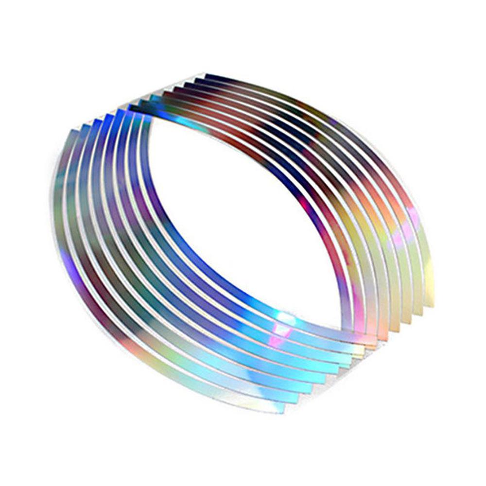 inches PVC Wheel Rim Tape Wheel Sticker Motorcycle Reflective Stripes Reflective Rim Stripe