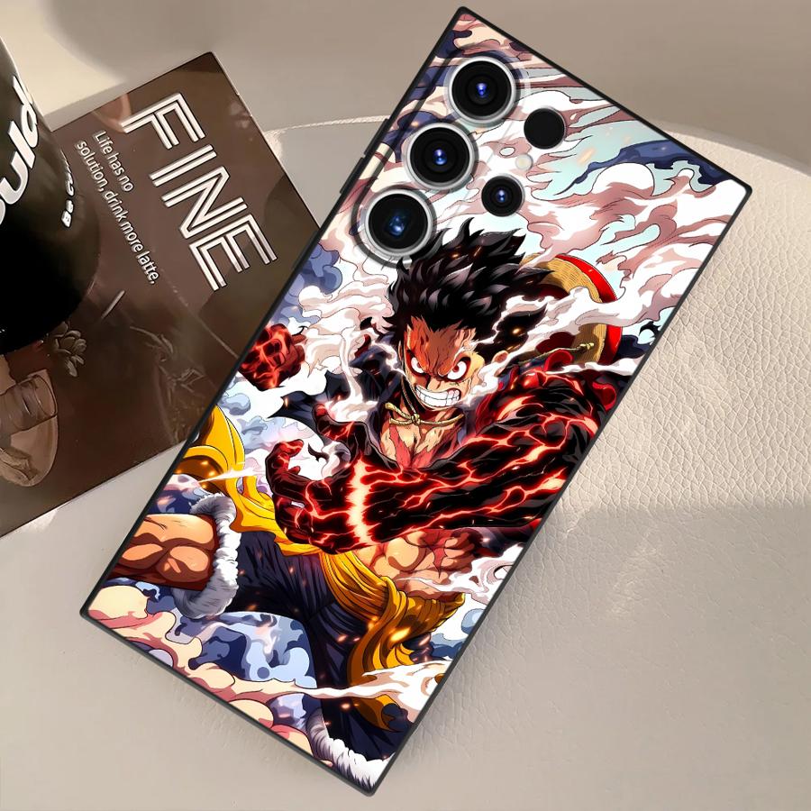 Чехол для телефона Funda для Samsung Galaxy S22 S21 S24 Plus S9 S25 Ultra S20 S23 FE Луффи Ван Пис