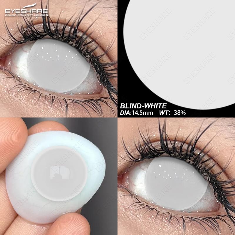 Eyeshare 1 Pair Cosplay Color Contact Lenses for Eyes Anime Accessory Anime Len Fashion Lenses Blue Lenses Beauty Pupil