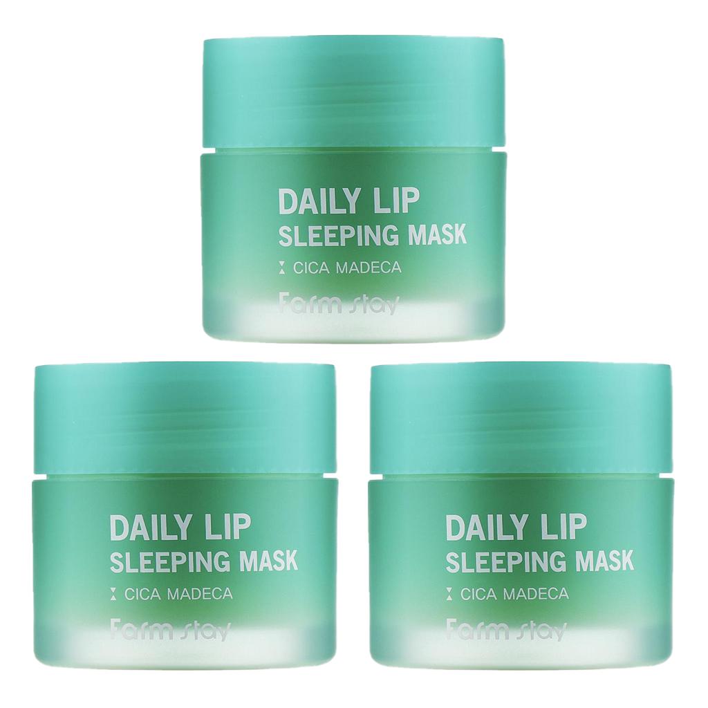 FARM STAY Ежедневная ночная маска для губ Cica Madeca 20г