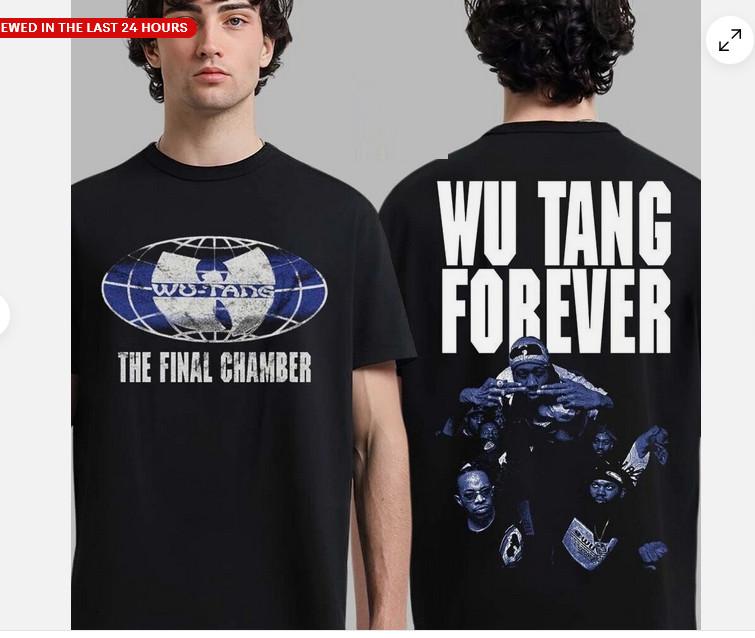 Финальная палата Wu Tang Forever Tour 2025 Infinity Двусторонняя футболка