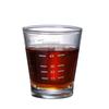 Glass Small Milk Cup, Concentrated Glass Coffee Cup, Latte Cup, Double Mouth Sharing Coffee Cup