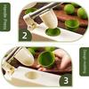 Oval Sweet Green Rice Balls Skin Molds Hand Press Dough Press Maker  Party