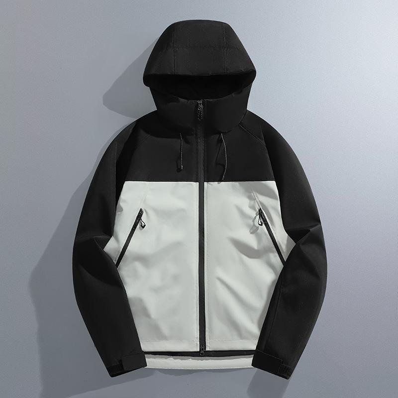Весенне-осенняя тонкая куртка для улицы, мужская и женская, ветрозащитная, водонепроницаемая и дышащая куртка с капюшоном