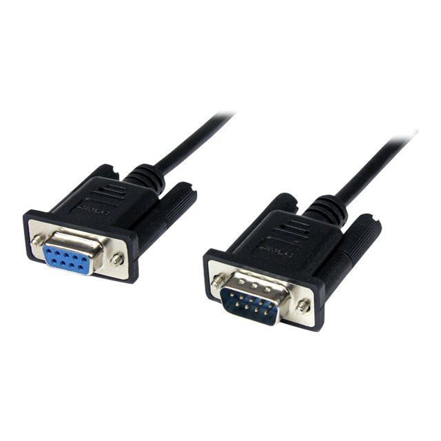 Câble Null Modem Croisé Série RS232 DB9 - STARTECH - 1 M - Noir