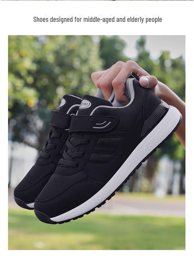 Удобная весенняя обувь для ходьбы для людей среднего и пожилого возраста — легкая, с мягкой подошвой, износостойкая