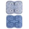 Ice Cube Mold Owl Shape Ice Cube Tray 4 Grids Funnel Lid Design