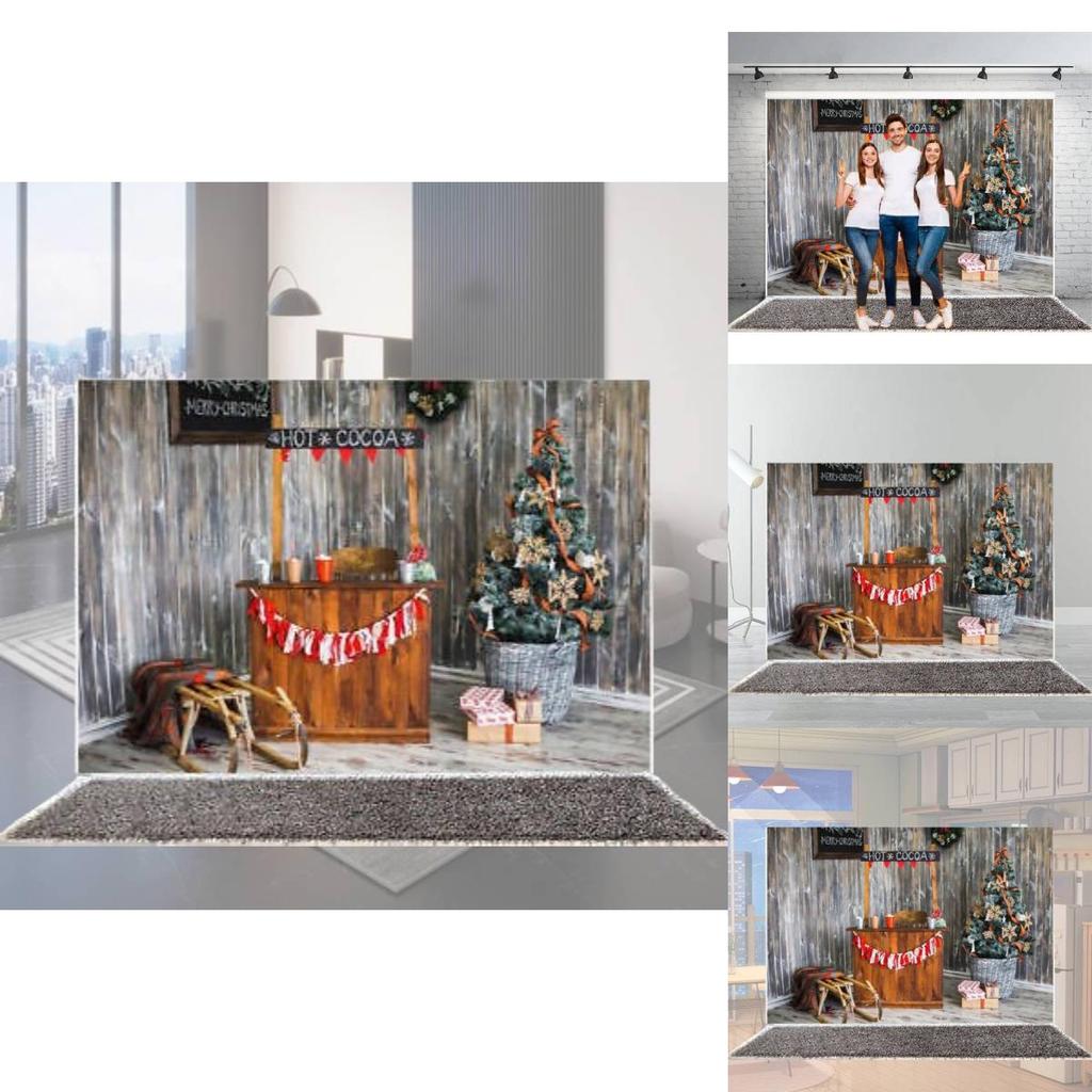 Creative Children's Photography Background Cloth Christmas Theme Studio Props