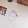 Mix Cocktails High texture Juice Mixing Agitator Stir Bar Spoon Stick Swizzle Sticks Dessert Stick