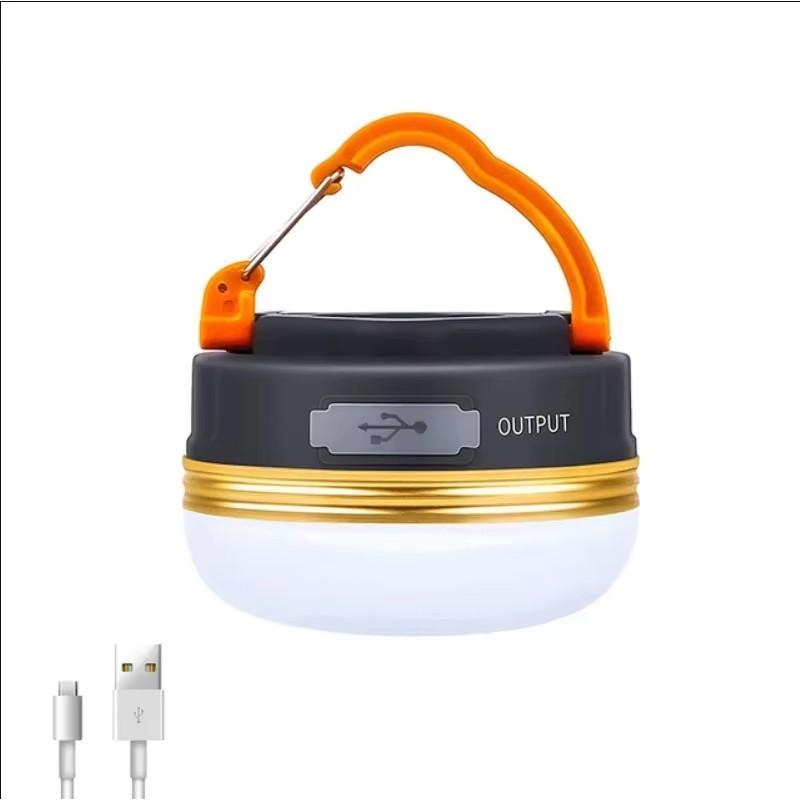 Outdoor Camping LED Solar Lights with 6 Lighting Modes Tent Light Solar Rechargeable Hanging Lamp Outdoor Fishing Lanteran