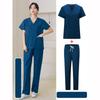 Hand Washing Clothes Women's Short Sleeves Hospital Surgical Gowns Hospital Brushing Gowns Sets Long Workwear Women