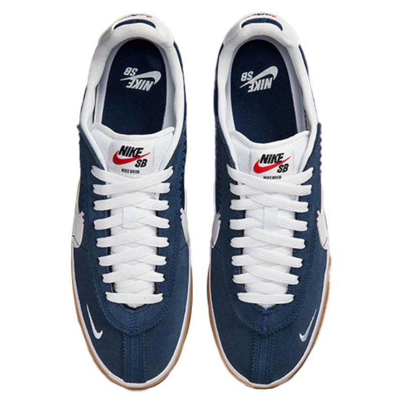 Nike Sb Brsb Navy White Gum Skateboard Shoes DH9227-401