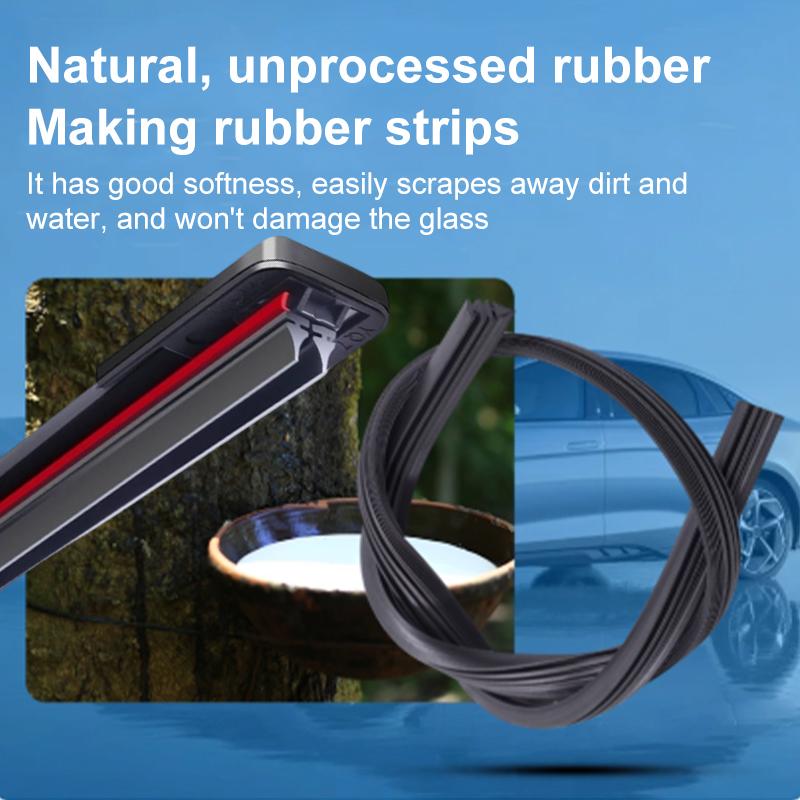 Передние дворники LHD для Zeekr 7X Аксессуары 2025 CX1E 2024-2026 Двухслойные резиновые полоски Дворники Стеклоочистители Лопатки стеклоочистителя Автомобильные аксессуары